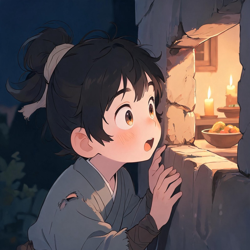 发现邻居灯光