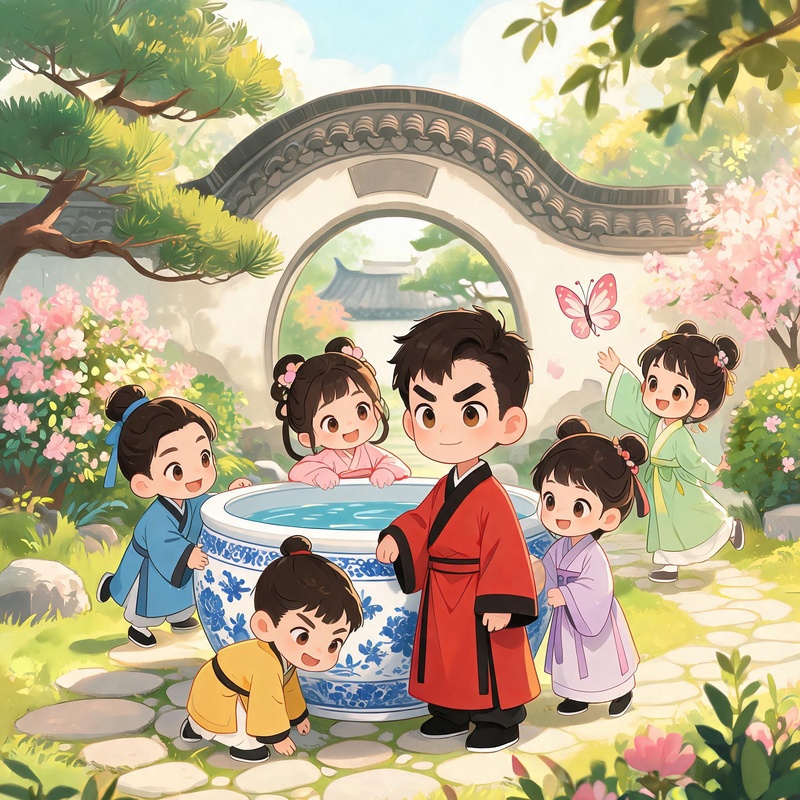 花园玩耍