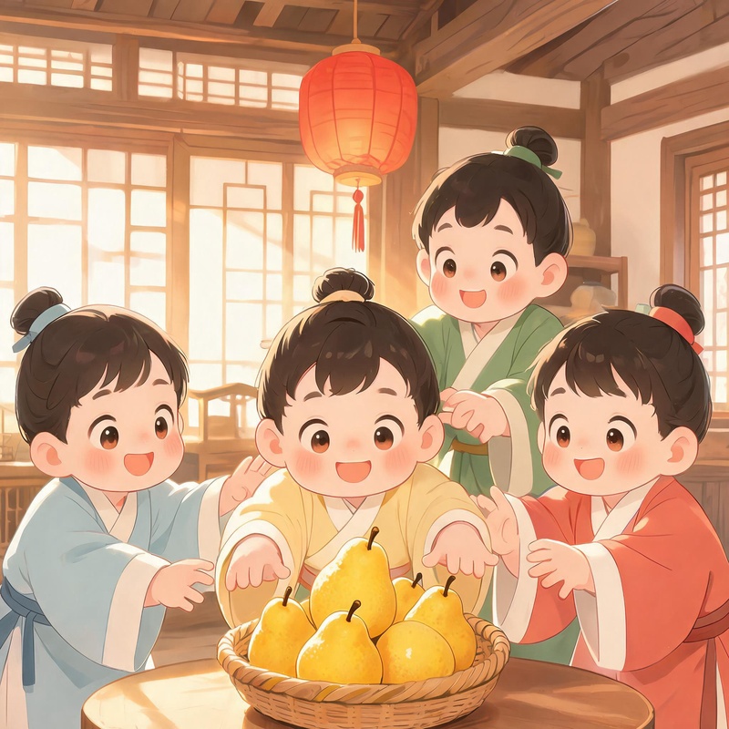 围着梨