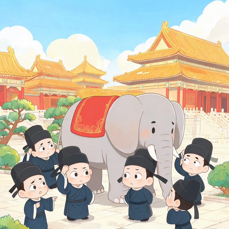 大臣围观大象